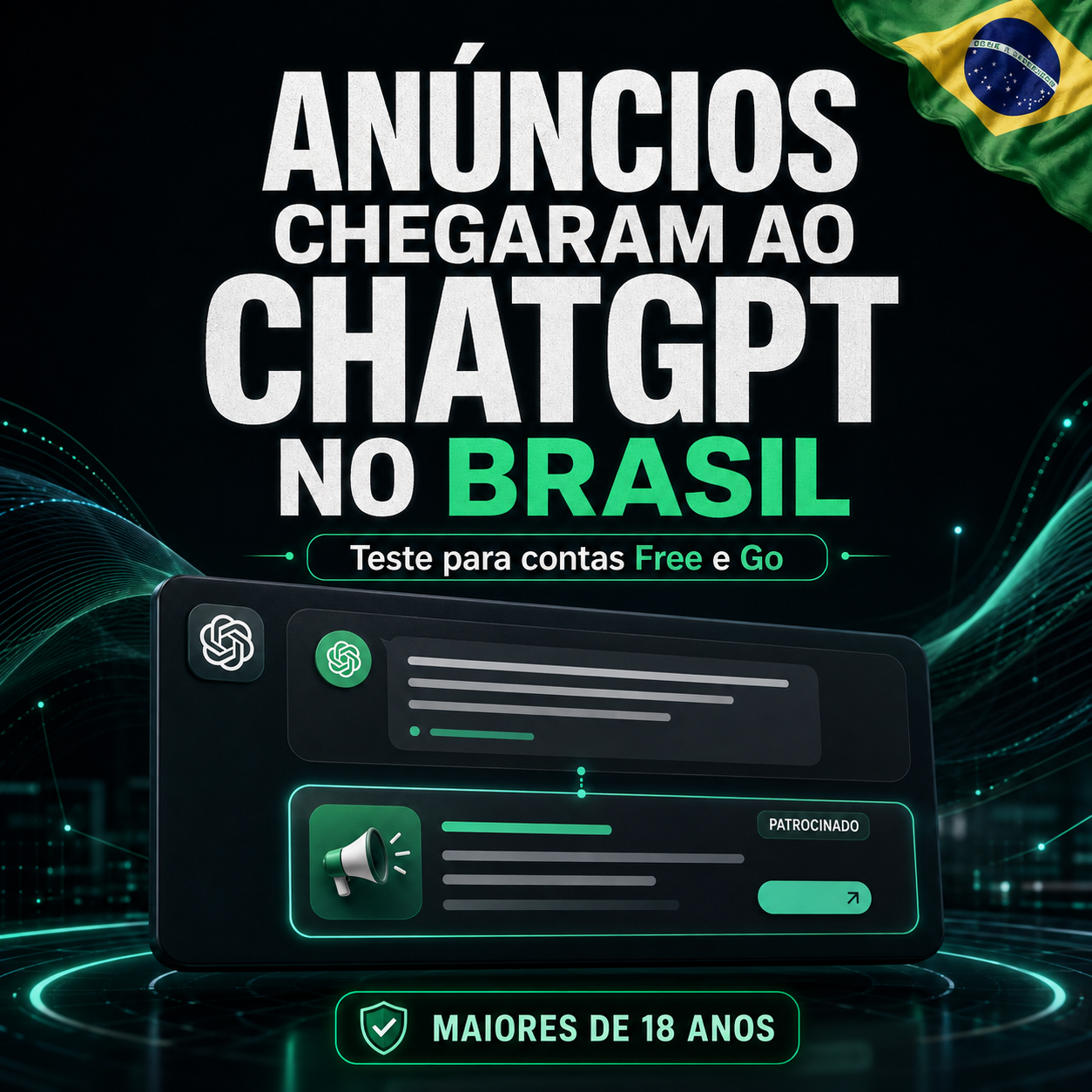 ANÚNCIOS CHEGARAM AO CHATGPT NO BRASIL!